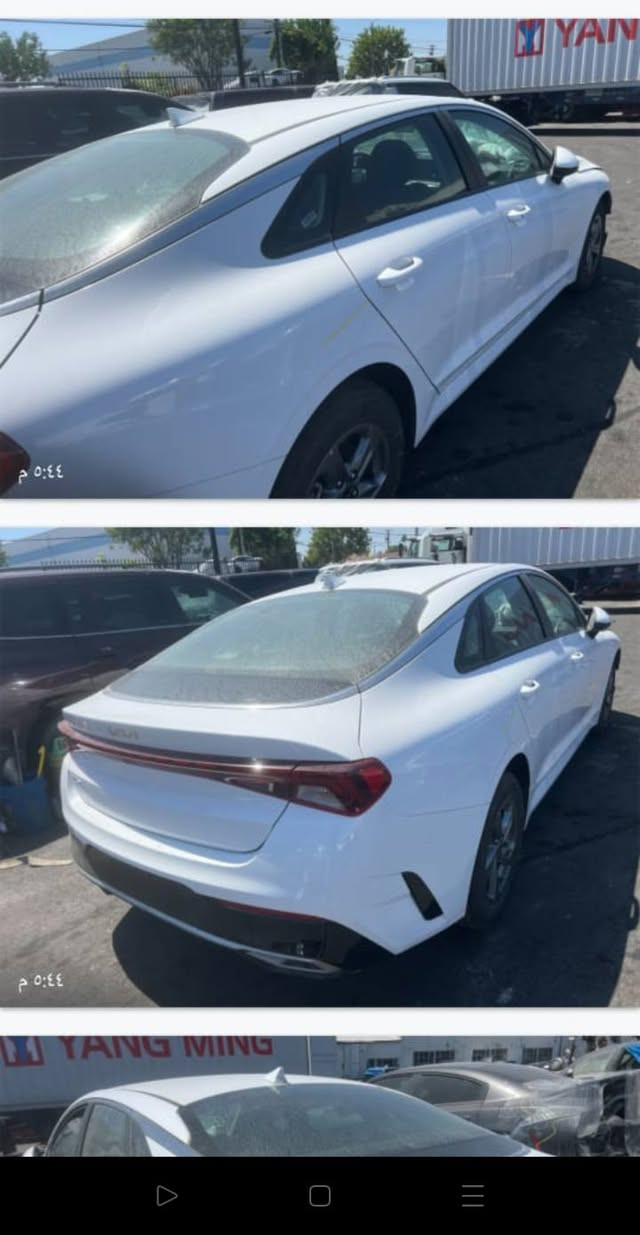 السلام عليكم
كيا K5 موديل 22 وارد امريكي هاي ضربتها مرقم ذي قار
ماشيه 40 ستخدام شخصي السعر 165 
***********
