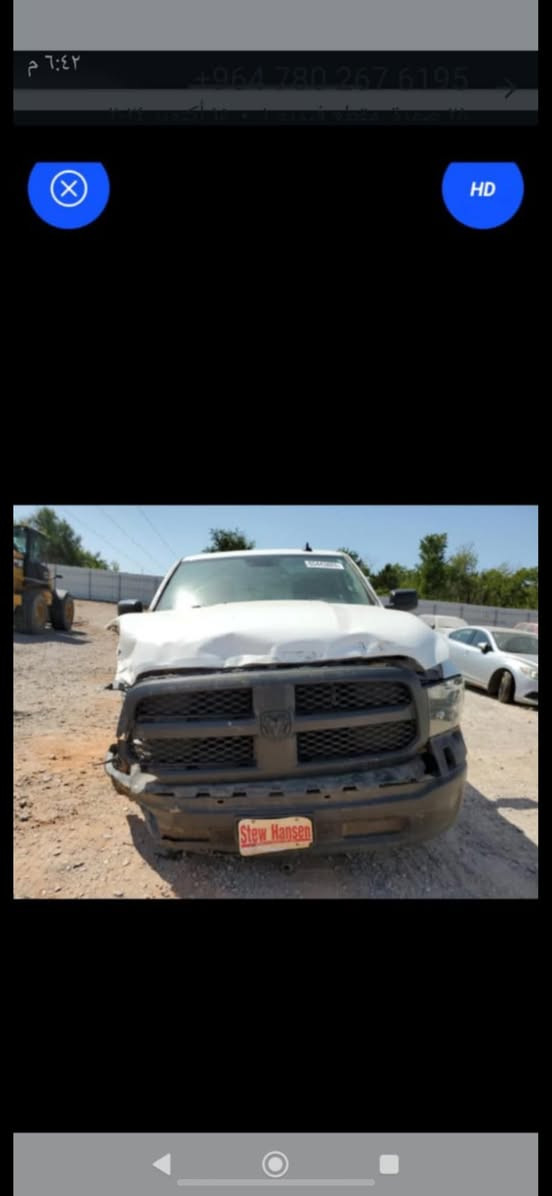 بيع او مراوس
رام 2022 كلاسك 
6 سلندر باب طويل بدي قصير (المرغوب)

حادث موضح بالصور جاملغ ايمن والبنيد مبدل وياه 
سنويه بإسمي 2029 
6 راكب 
شاشه كبيره 
كير ماوس 
السعر 220وبيها مجال
مكان -بابل- ***********
