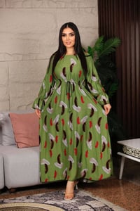 دشداشة نسائي • كشمير سيلين • فري سايز ٩٠كغ