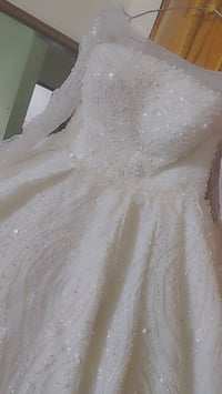 فستان عرس • نظافة ٩٥٪ • مقاس ٤٦
