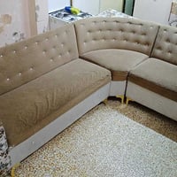 طخم قنفات • قنفات مستعملة • طخم 5 امتار • اثاث صالة • قنفات للبيع • طق...