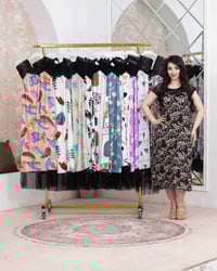 دشداشة نسائي • زبدة مطاط • فري سايز ٩٠كغ