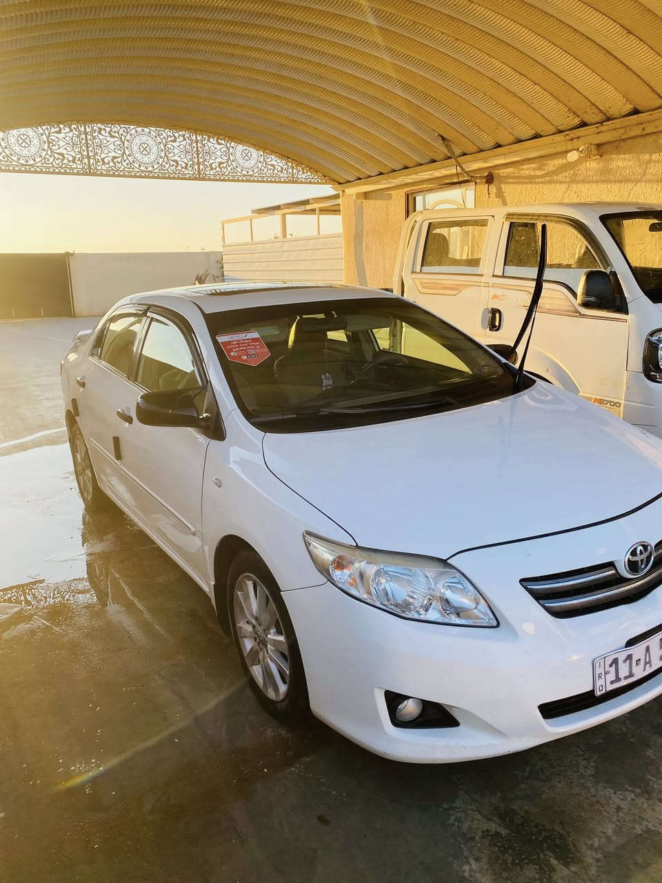 السلام عليكم كورله 2008خليجيsis رقم بغداد انكليزي مكفوله بيه بارد حك شبر بخشم الجاملق الايسر فول مواصفات امري شفط تحديد سرعة فتحه شاشه اندرويد محرك مكفول 
كير مكفول تبريد ثلج عداد المسافه 120الف 
مكان السياره التاجي المنشأة نصر 
رقمي الخاص ***********
