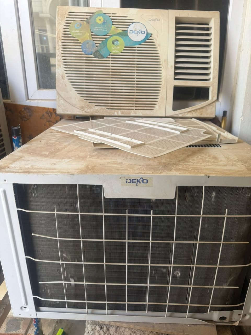 الديوان سوينا حطاطه الاسفنج والخشب الاصلي بعده جديد حتى ماكاعدين بالاستقبال سعره 350
المبرده توسات دبل واتربم حجم 2500 ب130
والمبرده الثانيه حجم 2500 ب 80 الف
المكيف ( تبريد كنديشن)  2طن موجود عدد 2
بارد ثلج بعز الصيف وثلج
المكان تكريت


**إذا كنت صاحب هذا الإعلان وتريد حذفه لأي سبب، رجاءا أرسل رسالة إلى الدعم الفني**