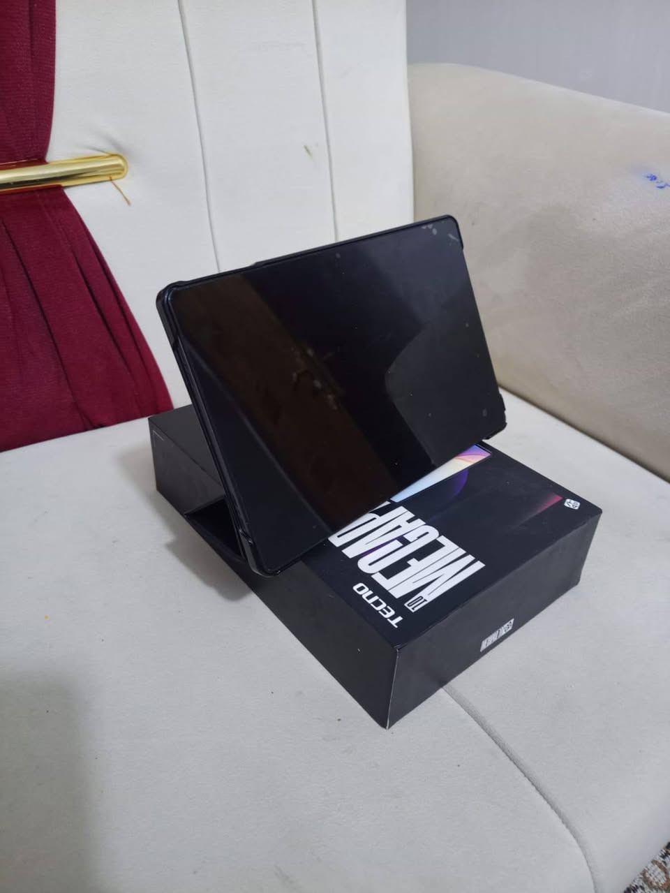 #نوع_الجهاز : Tecno MegaPad 10
#الشاشة : 10.1 بوصة
#المعالج : MediaTek Helio G80. 
#الذاكرة : 128GB.
#الرام : 4GB. 
#البطارية : 7000mAh.

للأستفسار : #مراسلة_الخاص أو #الواتساب ***********
