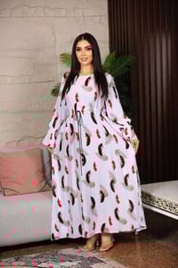 دشداشة نسائي • كشمير سيلين • فري سايز ٩٠ كيلو