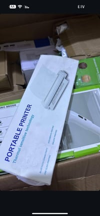 طابعة حرارية • ناقصة قطعة • مستعملة