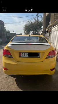 اكسنت 2015 خليجي بدون ضرر 1600 للبيع السعر (83 ورقه) رقم بغداد انكليزي...