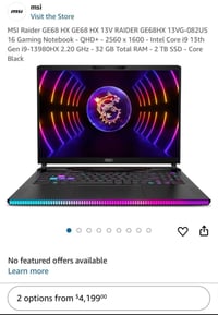 MSI Raider • RTX 4070 • i9-13980HX