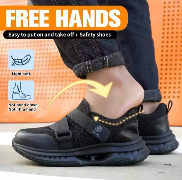 حذاء سيفتي (Safety Shoes) للرجال من ماركة CFFHS. يتميز  بتصميمه الرياضي الخفيف، سهل الارتداء والخلع وهو مخصص لبيئات العمل التي تتطلب حماية إضافية للقدمين.أهم مميزات الحذاء:حماية متقدمة: يحتوي على مقدمة فولاذية (Steel Toe) للحماية من الصدمات والتحطم.مقاومة الثقب: نعل الحذاء مصمم ليكون مضاداً للاختراق من الأجسام الحادة.راحة وتهوية: مصنوع من قماش شبكي يسمح بمرور الهواء، مما يجعله مناسباً للاستخدام الطويل.سهولة الارتداء: يتميز بنظام إغلاق بشريط فيلكرو (Velcro) وتصميم سهل الارتداء (Slip-on) دون الحاجة لربط الأربطة.


**إذا كنت صاحب هذا الإعلان وتريد حذفه لأي سبب، رجاءا أرسل رسالة إلى الدعم الفني**