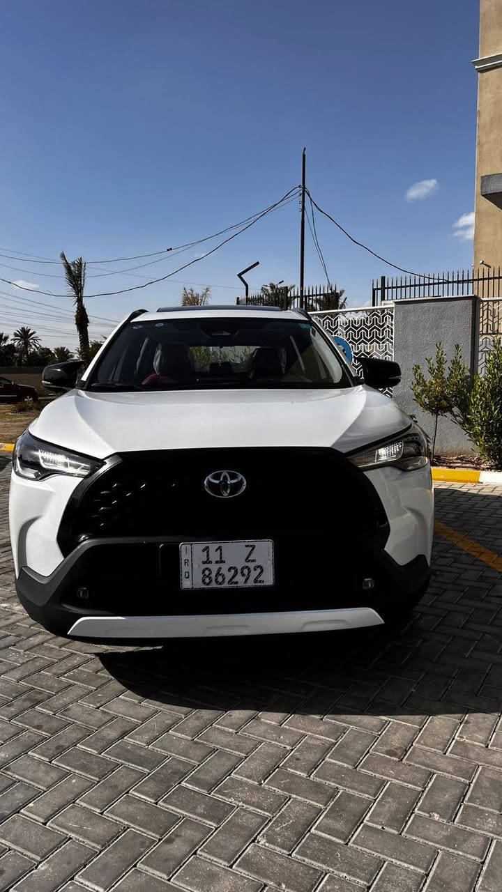 السلام عليكم 
تويوتا كورولا كروز 2025 
نظيفة جدآ اخت الزيرو ....
كفالة عامة من صبغ وتعديل وبارد 
ماشيه 9000 كيلو 
رادار أمامي
كامرات عدد 8 
حساسات اماميه وخلفيه 
تحكمات ستيرن جهتين 
كشنات جلد ... سلايد روف 
محرك 2000 ..... شحن ذاتي 
بصمه + دخول ذكي 
هاند بريك بصمه + اوتو هولد 
شاشة كار بلي 
جنطه بصمه جكات بلاديه 
لايتات زنون أصلي عال ناصي 

السعر المطلوب 28 مليون دينار للاستفسار الاتصال *********** وأتشرف بالأتصال
