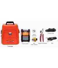 جهاز لحام الألياف الضوئية  (العلبة البرتقالية) Hezrralink AI‑9  Fiber ...