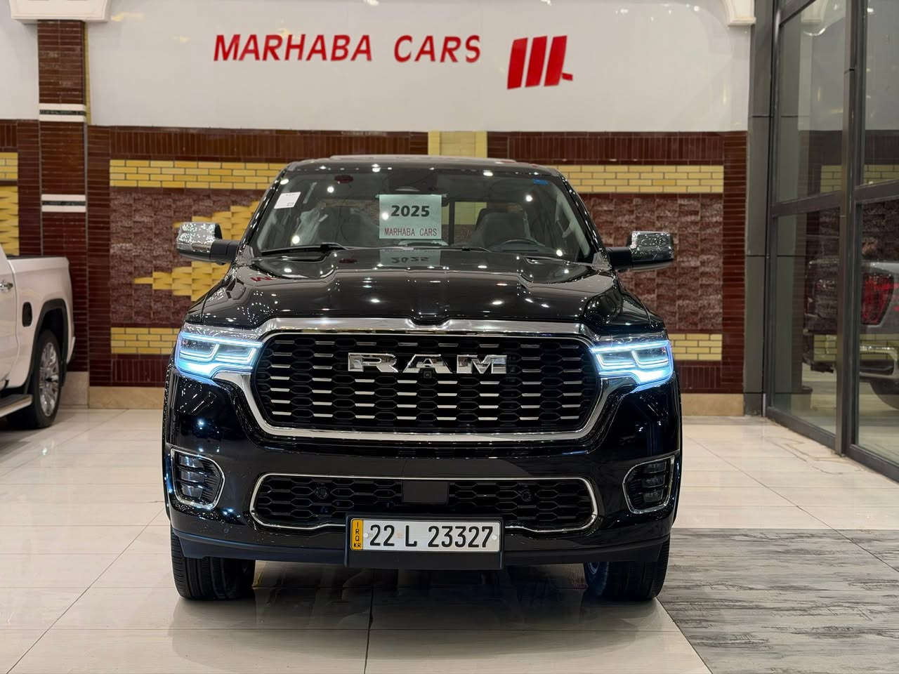 MARHABA CARS ERBIL
——————————
BRAND : RAM 1500
CLASS : TUNGSTEN 
ENGINE : V6 - 3.0T - 4x4
STATUE : CLEAN TITLE كلين تايتل
YEAR : 2025
PRICE : $$
COUNTER : 25,000 KM
IMPORTING : وارد خليجي شركة هارلم
ADRESS : Erbil , أربيل شارع ١٠٠م صف دائرة گمرگ
FOR IFORMATION CALL US :
MARHABA CARS 
 📞 : ***********
