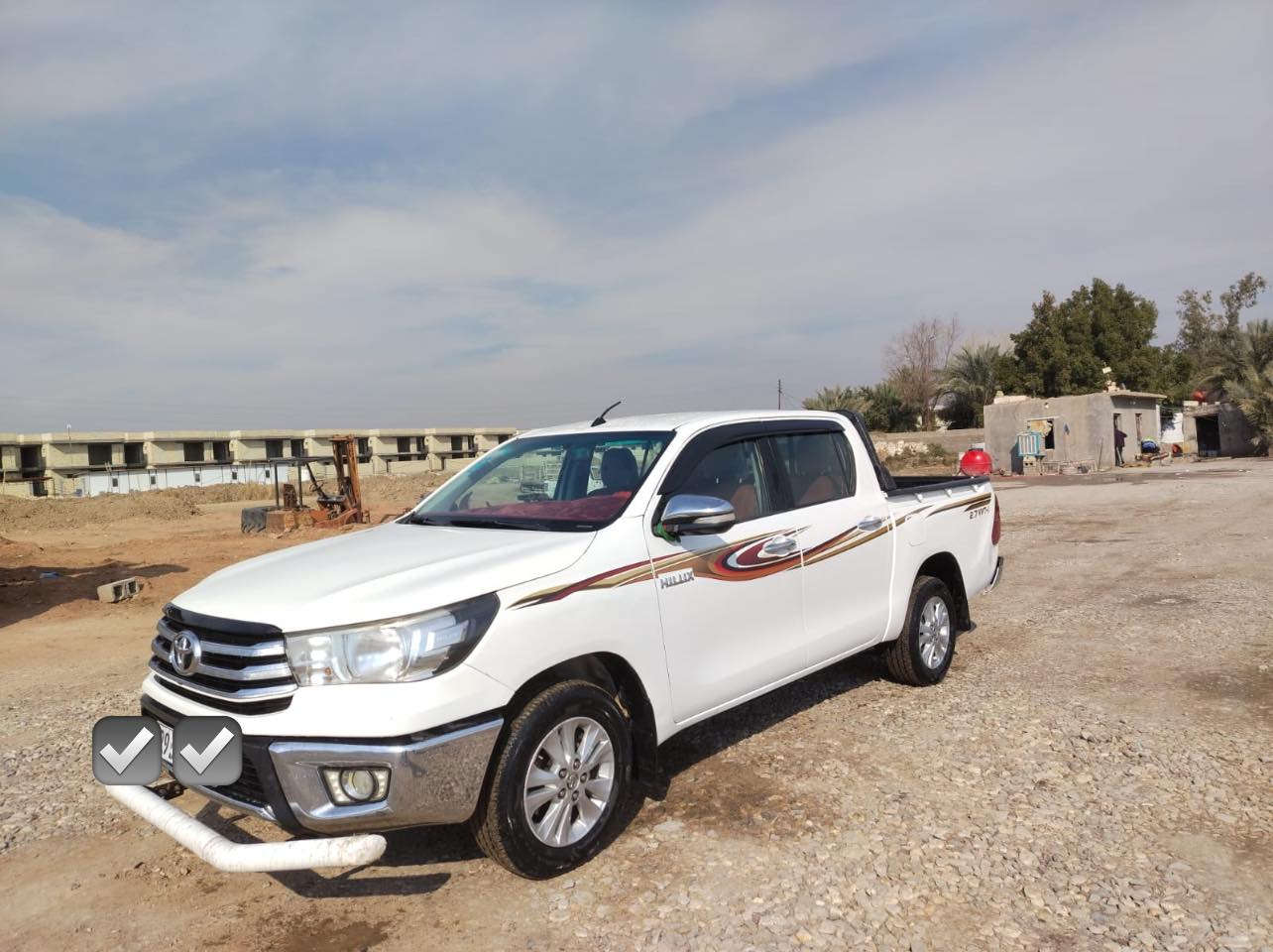 السلام عليكم تيوتا هايلوكس اوتماتيك ٢٠١٦كويتي. ساز رقم واسط دولي بااسمي تحويل ثاني يوم تبريد شغال تخم تاير جديد حداديه مال جناي ماشيه ٢٨٠ حقيقي. خير من الله مكينه ع وضع شركه مكاني واسط  سعرها ٢٢٠ 
الاستفسار اتصل 
***********
