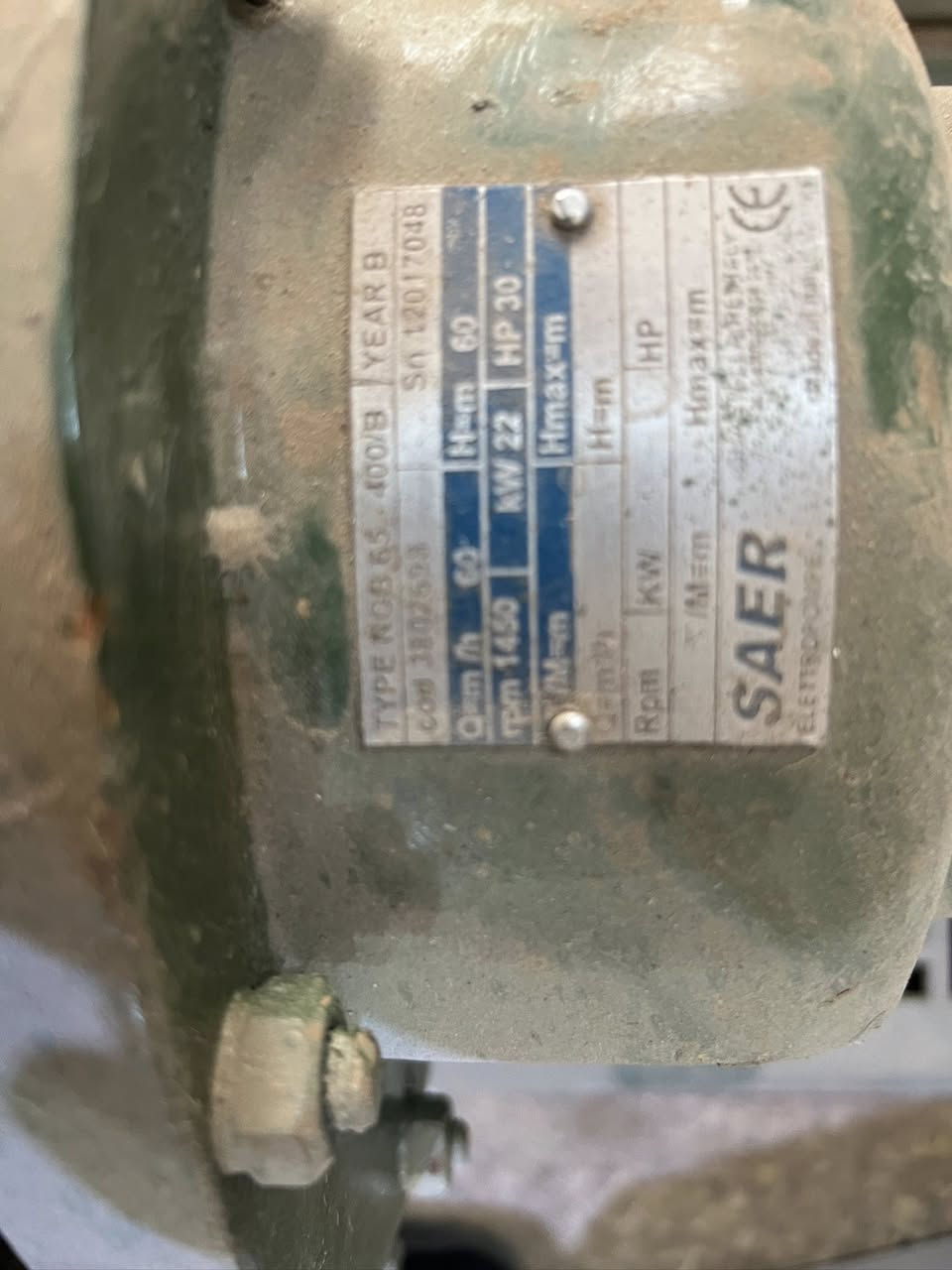 للبيع مأطور كهربائي 30 احصان  معه مضخه 3X4   ساير ايطالي  هيت 60 ضغط عالي السعر 12 ورقه وبي مجال العنوان سامراء رقم هاتف 📞 ***********
