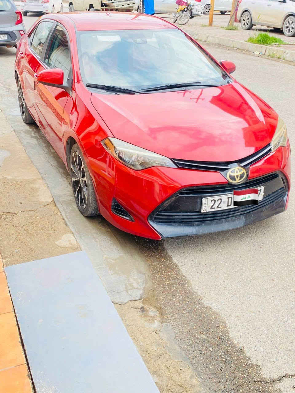 كورلا 2017 كندي
مواصفات Le 
داخلة كلين
شبر بالبنيد صبغ وشبر جوه المراية مال باب
بدون ايرباك 
ماشيه ١٣٠ الف
رقم سنوية جديد
مكانها تكريت
سعر ١٣٨ وبيها مجال بسيط
*********** أربيل, العراق
