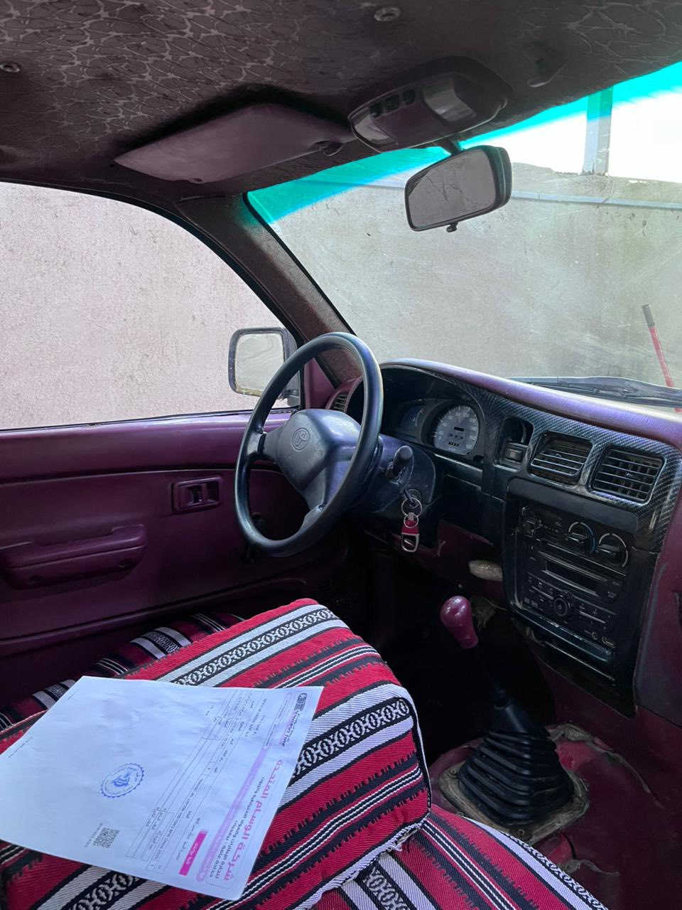 بيكب هايلوكس جمره ١٩٩٨مكينه مبدلة طابوكه كير نضيف تبريد شغال خمسه جنكال البدي الطويل دواخل ماروني شاصيها نضيف اصوليات مكفوله السياره باسمي مداور ثاني يوم سياره جاهزه تايرات حداديه بالجيس سعرها ٥٨وبيها مجال قليل مكاني بصره
***********
