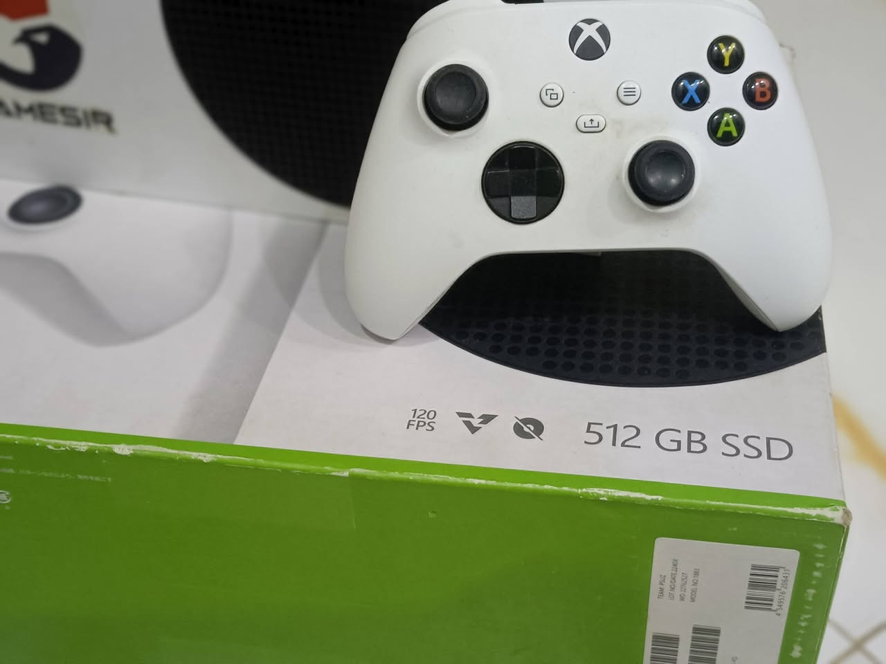 Xbox sires s
ذاكره 512GB 
ملحقاته الاصليه كامله استخدام جدا قليل 
الملحقات كيبل الكهرباء✅
كيبل HDMI الاصلي ماله يدعم 1440p/120FPS✅
جوستك الجهاز الاصلي ✅
سعر 430 وبي مجال 
عنواني الديوانية 
توصيل موجود الى كافة محافضات العراق
خاص مفتوح
رقم
‏‪***********
