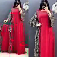 طقم أم وبنت • فستان كلوش • ستايل تايجر