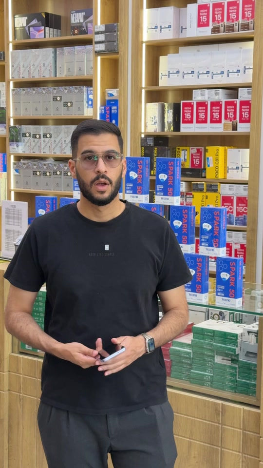 قوة، سلاسة، وأناقة بتفاصيل تخطف الانتباه ✨ 🔥 TECNO SPARK 50    ⚡ أداء سلس بالتطبيقات والتنقل 📸 كاميرات بتفاصيل أوضح وصور أجمل 🔋 بطارية تدوم لفترات طويلة ✨ تصميم أنيق بألوان جذابة تلفت الانتباه 💾 سعة 256GB ويا رام 12GB  💰 السعر: 250,000 دينار فقط 📞 راسلنا أو اتصل بينا للحجز والاستفسار ✅ ضمان سنة كاملة 🚚 توصيل لجميع محافظات العراق 🇮🇶 🏢 فروعنا: 📍 زيونة – شارع الربيعي، مجاور بناية بغداد 📞 *********** 📍 المنصور – شارع مول بابلون، قرب الأقواس 📞 ***********
