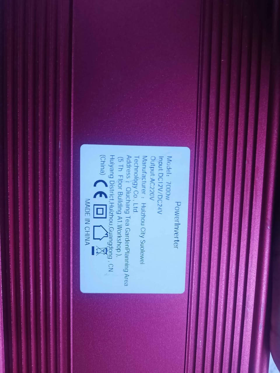 عاكس طاقة موجة جيبية نقية 7000 وات
24 فولت
عاكس طاقة
الموديل: 7000
الإدخال: تيار مستمر 12 فولت بعقوبة, ديالى


**إذا كنت صاحب هذا الإعلان وتريد حذفه لأي سبب، رجاءا أرسل رسالة إلى الدعم الفني**