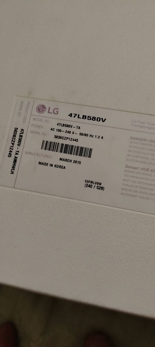 شاشة ال جي سمارت انترنت الحجم ٤٧ باب اول كوري
السعر 275
***********
بغداد
