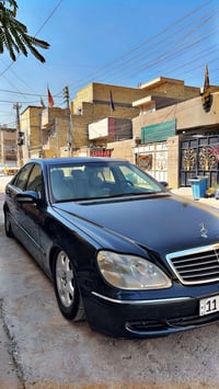 للبيع مارسدس غواصه S320 موديل 2001 السياره فول مواصفات كشنات جلد كهربا...