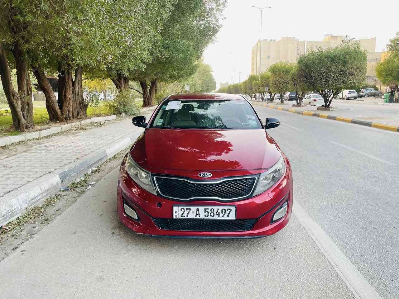 للبيع كيا اوبتيما موديل 2015 
رقم دولي جديد السنويه لغاية 2030 
وارد امريكي صور الحادث + السونار مرفق بلمنشور 
مواصفات شاشه كامره حساسات اماميه خلفيه اشاير بل مري رادار جانبي تحكم استيرن جهتين مثبت سرعه نظام اكيو كشنات كهرباء شفتات استيرن ويل كب 
تخم تاير جديد
حجم المحرك 2400 محرك وكير مكفولات  
السياره جديده وجاهزه من كلشي 
السعر107بيها مجال بسيط 
لاستفسار  ***********
عنوان السياره كربلاء المقدسة اخون مكلف بنشر بيع فقط
