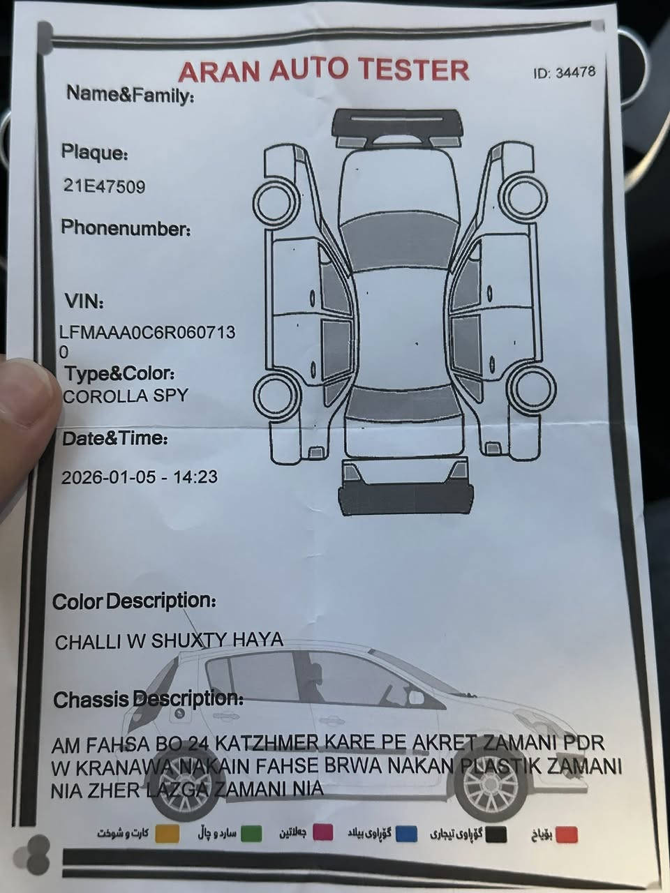 Toyota Crolla 2024 HEV🪬
٣٤ هەزار کم ڕۆشتوە 
هیچی نیەو نموونەیە
ڕەسمی سۆنەریم داناوە 
***********
***********
