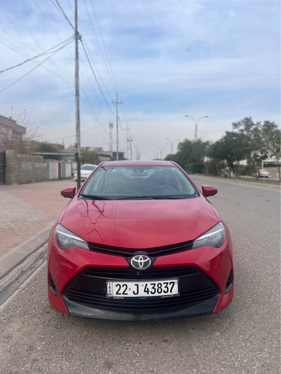 سلام عليكم كورلا موديل 2017 LE بدون صبغ بدون تبديل بدون دواخل فقط هلال بارد بجم كبس رقم سنويه هزه جديد لغاية 2029 رادار حجر صالنصه كله موجود كير محرك شرط ما مفتوح لا صرف ولا بخار صدر امامي خلفي كله جديد تبريت تتفئه كله شغال الفحص امامكم فقط الهلال بارد ماشيه 135m
شرط التحويل مكاني داخل كركوك 
*********** رقم موبايل 
سعر 143 كركوك, العراق
