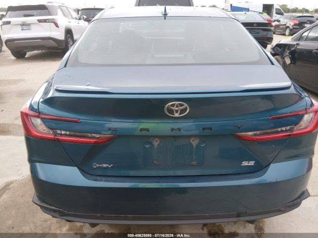 ♦️ نوع السيارة:2025 TOYOTA CAMRY SE
♦️ تاريخ المزاد :Mon Jul 20الاثنين
♦️ الضرر : موضح في الصور
♦️ سعر السيارة :  يحدد في المزاد
✅   توفر شركتنا لكم أفضل الخدمات
للاستفسار اكثر  الاتصال بالأرقام التالية:
☎ ***********  متوفر واتساب
 ***********      متوفر واتساب
أوقات العمل :
طيلة أيام الأسبوع  
يبدا العمل من الساعة 4 عصرا حتى الساعة 11 ليلا 
نتشرف بزيارتكم لمقر المكتب مكتب الحياني لتجارة السيارات والنقل البري والبحري 
 العنوان : محافظة صلاح الدين - قضاء الشرقاط - تقاطع الجميله خصم - مجاور مستشفى ابن سينا الاهلي ومطعم خاتون
