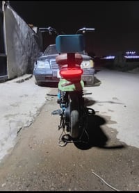 دراجه للبيع لون ازرق 4 باتري سرعه 1.2.3 بغداد منطقه الكرغوليه سعر125وب...