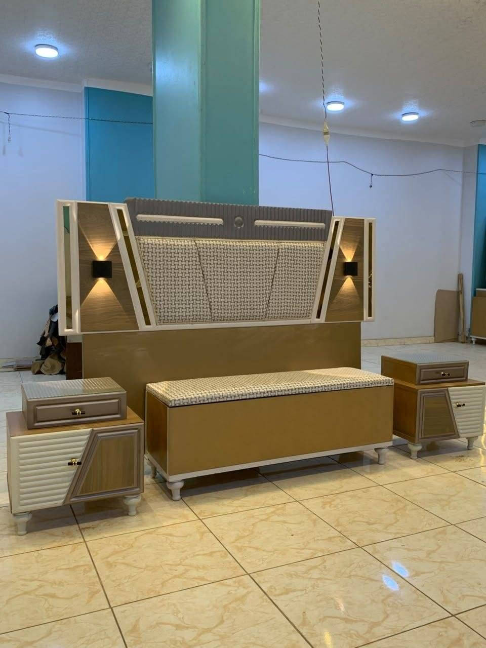 فوري علي التحميل
غرفه نوم 
دولاب 250 ارتفاع 225
كبس محمل ملزوق قشره ودهان دوكو
سرير 160*195 بتنجيد ولليد
2كيمود 40*50
تسريحه 130ارتفاع 85  
بنكت 120 بتنجيد
Tmg


**إذا كنت صاحب هذا الإعلان وتريد حذفه لأي سبب، رجاءا أرسل رسالة إلى الدعم الفني**