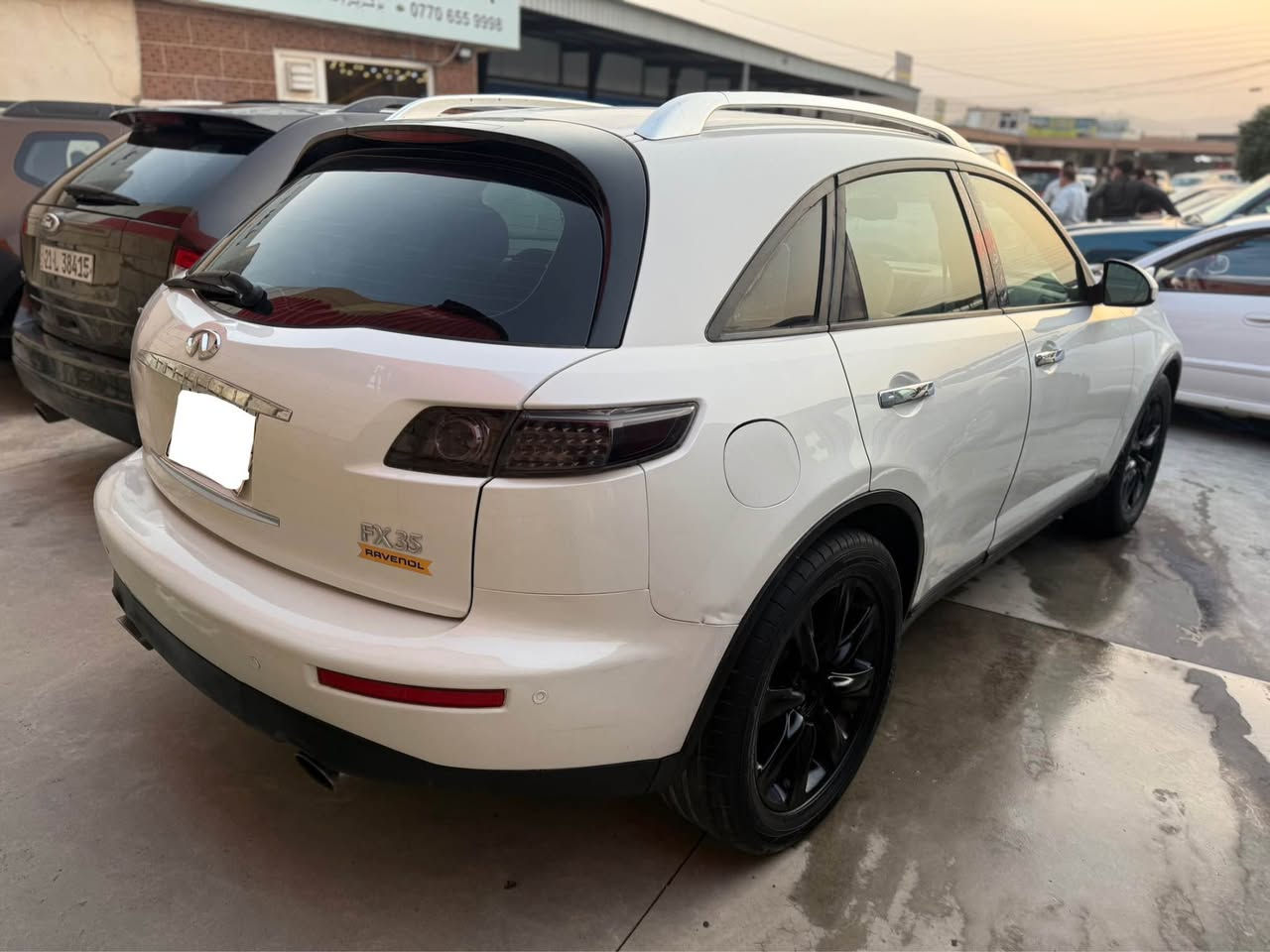 Infinite FX35 2006
گێڕو مەکینەو تەبریت بەشەرت٦ بستون 
دوو پەڵە بۆیاخ بێ ناوگرتن
فوول مواسەفات وخلیجی
دەبڵ ئەکسل بەشەرت
٥٠٠ دۆلار غەرامەی لەسەرە دوای مامەڵە بۆت ئەگەڕێنینەوە
ته حويل و وه كاله به شه رت 
75$
***********
نيسان انفنتي ٢٠٠٦
كيرمحرك تبريد بشرط
٢ قطع صبخ بدون ضربة بدون دواخل
فوول مواصفات خليجى
بي ٥$غرامه سأستعيدها بعد الصفقة
تحویل وکالە بشرط
٧٥$ شوية مجال  
*********** السليمانية, العراق
