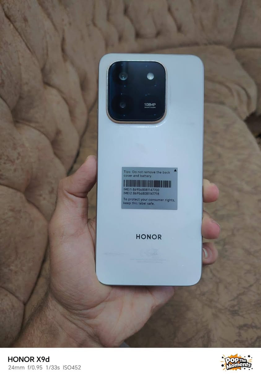 هونرx7d
الذاكره 256
الرام 8+8
السعر210
العنوان موصل


**إذا كنت صاحب هذا الإعلان وتريد حذفه لأي سبب، رجاءا أرسل رسالة إلى الدعم الفني**