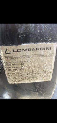 مولد • لمبرديني ايطالي • ٢٦ أمبير