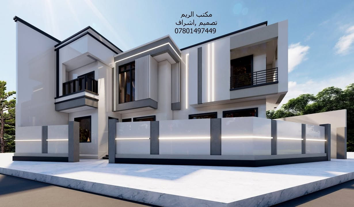 السلام عليكم
تصميمي لواجهة دار سكني ركن طابقين
مكتب الريم // تصميم /اشراف
العنوان /السماوة الغربي قرب حسينية ال غريب بالفرع مقابل مذخر الثقة
اوقات الدوام من ٤ والنصف مساء إلى ٨ ونصف ليلا
للإستفسار الاتصال على الرقم *********** //***********
