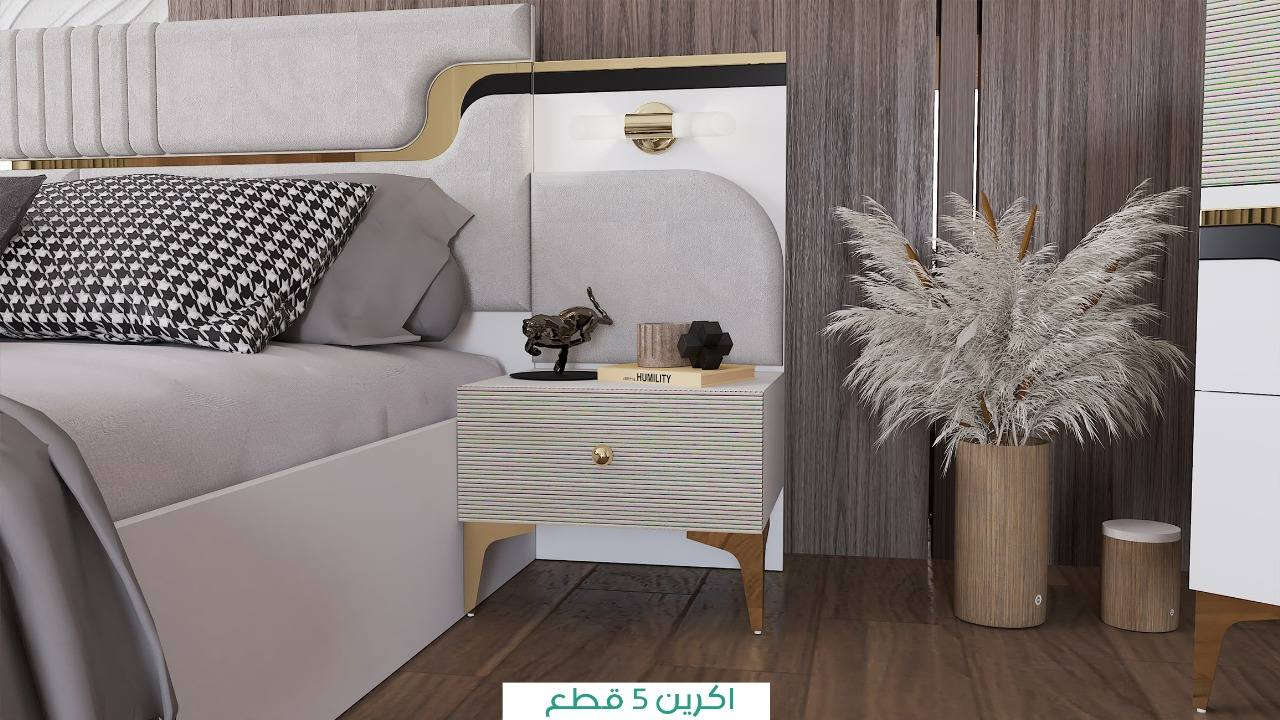 غرفة عرسان كاملة 5 قطع جديدة باكيت ١٠٠% للأستفسار عن السعر وبي مجال ***********
يوجد واتساب

