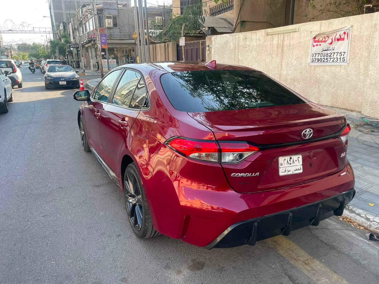 سلام عليكم اخوان جميعاً
 سيارة كورلا موديل ٢٠٢٣ بانزين بدون رقم حادثها امامي مصلح وكامل بس يرادلها  غاز تبريد البواري موجودة الحادث امامي الضربه بالمحرك والكير المحرك مبدل بمحرك جديد ماشيء الف مال كصة والكير مصلح مبدل فقط القبق الخارجي بيها شواصي  بدايتهن معدل حار بدون كص بالشاصي وصور مرفوقه كلها السعر ١١٥ ورقه وبيها مجال السيارة بدون رقم الاتصال على الرقم *********** بيها ثلاث قطع جاملغات الاماميميه والبنيد مبدلات ومصبوغات
