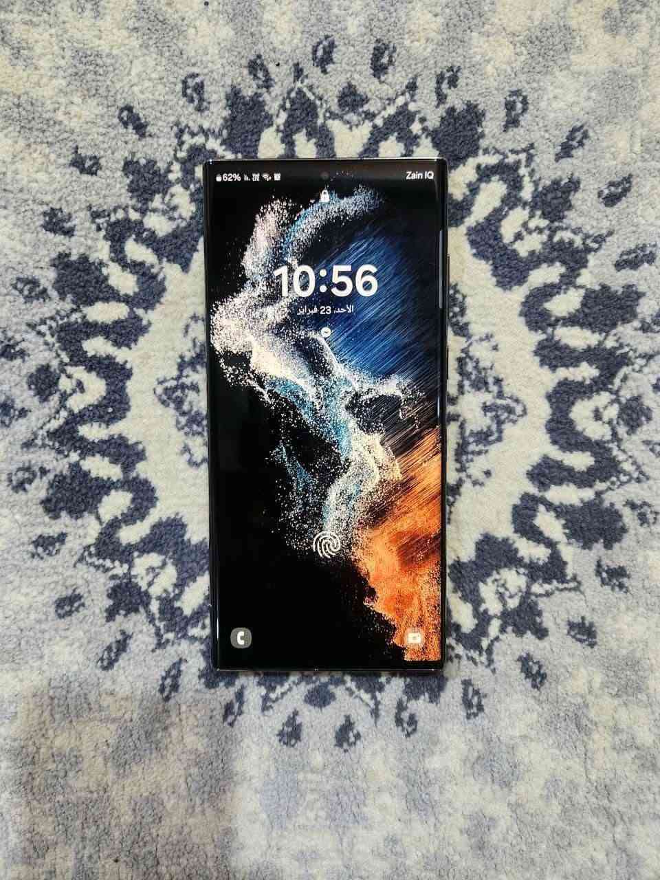 جهاز سامسونك S22 Ultra
اللون اسود 
نسخة شرق اوسط
ذاكرة 256/12
جهاز ما داخل اي تصليح 
السعر 650 
***********
