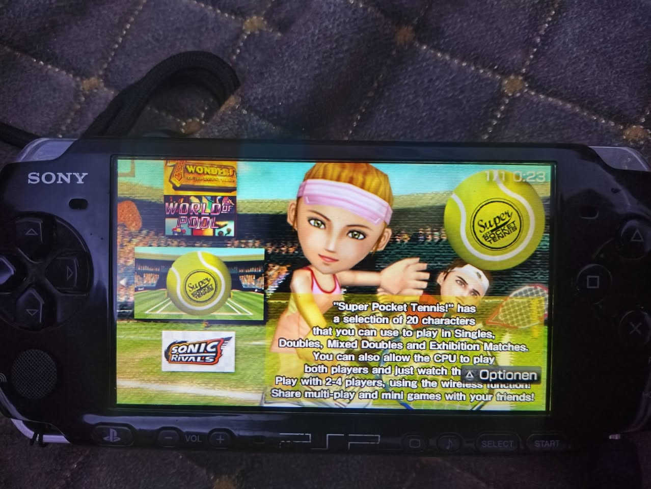 سلام عليكم psp شغال مع رام 8 كيكة متروس العاب 
ومع شاحنة جهاز نضيف بدون اي مشاكل سعر جهاز 
50الف توصيل موجود عنواني مدينة الصدر


**إذا كنت صاحب هذا الإعلان وتريد حذفه لأي سبب، رجاءا أرسل رسالة إلى الدعم الفني**