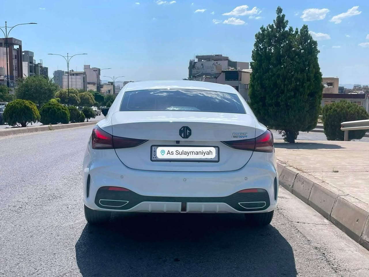 MG GT 5 2025
قەپات مواسەفات 
سڵايت 
شاشە ئەکتيف
5 کامێرا
ڕاداری پيش دوا
ئۆتۆ ستۆب 
ئۆتۆ هۆڵد
بۆياغ تەنک
بێ بۆياغ
بێ سارد و چاڵ 
زۆر کەم ڕۆيشتوە ماڵی دۆستە
14000حەقيقی ڕۆيشتوە
شوێن سلێمانی
*********** السليمانية, العراق

