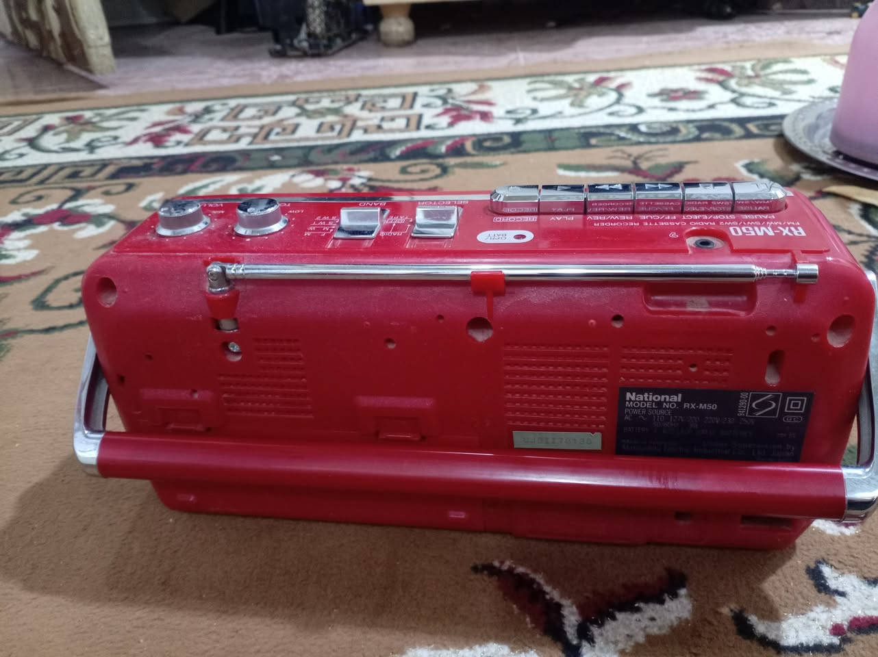 راديو ومسجل نوع ناشينال على بلادة بدون أي نقص أو خلل أو تصليح
السعر 40 ألف
يوجد توصيل


**إذا كنت صاحب هذا الإعلان وتريد حذفه لأي سبب، رجاءا أرسل رسالة إلى الدعم الفني**