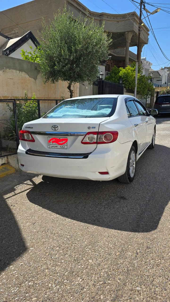 تويوتا كورلا 2012 وارد كندي 
ضرر 6 قطعة بدون دواخل صونار موجود  سيارة نضيفة بدون نواقص رقم كركوك بسمي كوبون بنزين موجود شرط حويل 
*********** كركوك, العراق
