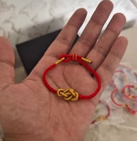 سوار عقدة الثراء • خيط صوف • كابالا