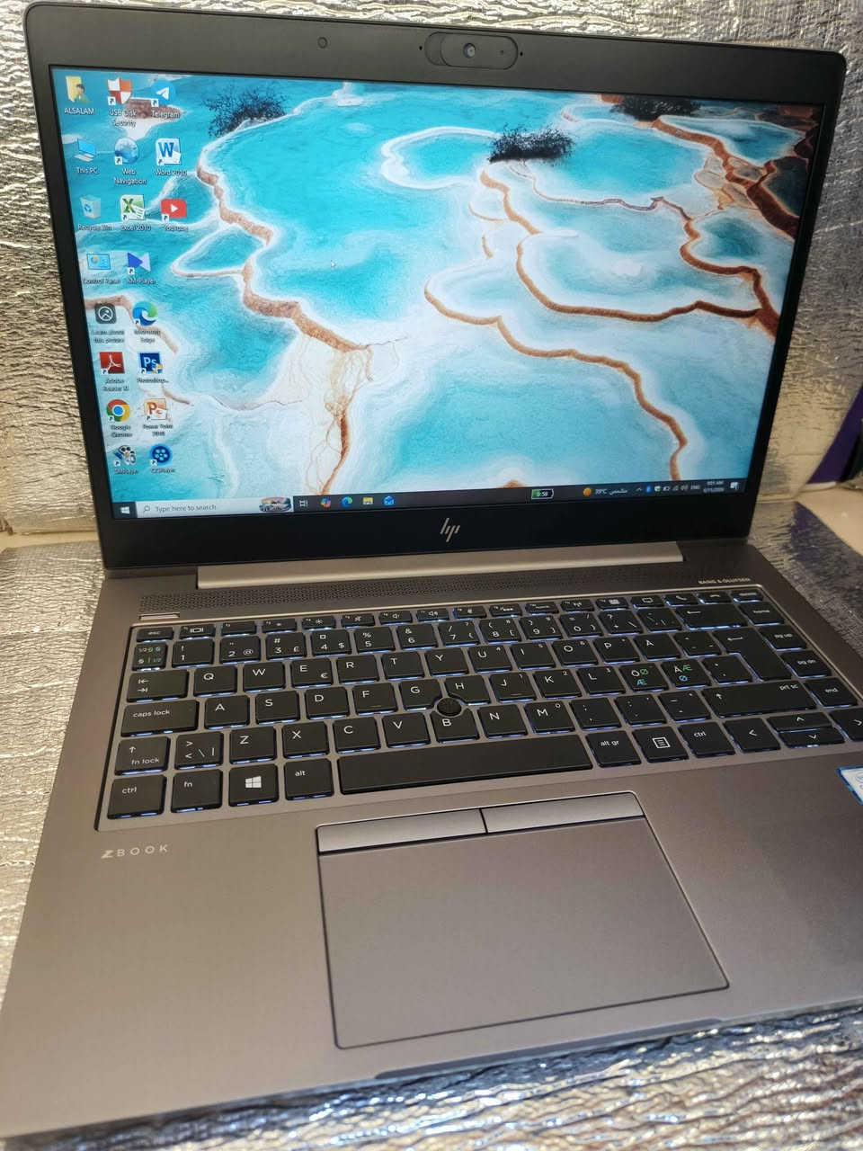 ‏° الموديل: HP ZBOOK 14u G6
‏° المعالج: CORE 17 8665U 1.90GHz
‏° الرام: 8GB DDR4 2400MHz +
‏° التخزين: SSD 256GB TOSHIBA
‏° كرت الشاشة: RADEON PRO WX3200 4GB
‏° حجم الشاشه:14 IN 1080P FHD 60Hz
‏° البطارية: 2:30 HOURS
‏° الحالة: نظيف جدًا
‏° الملحقات: الشاحن الأصلي
‏° السعر: 410.000دينار موصل, نينوى


**إذا كنت صاحب هذا الإعلان وتريد حذفه لأي سبب، رجاءا أرسل رسالة إلى الدعم الفني**