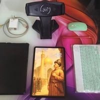 شاومي باد 6 / تخزين 256G مبدل شاشة اصلية تشغل 144Hz ملحقات/ ستاند كيبو...