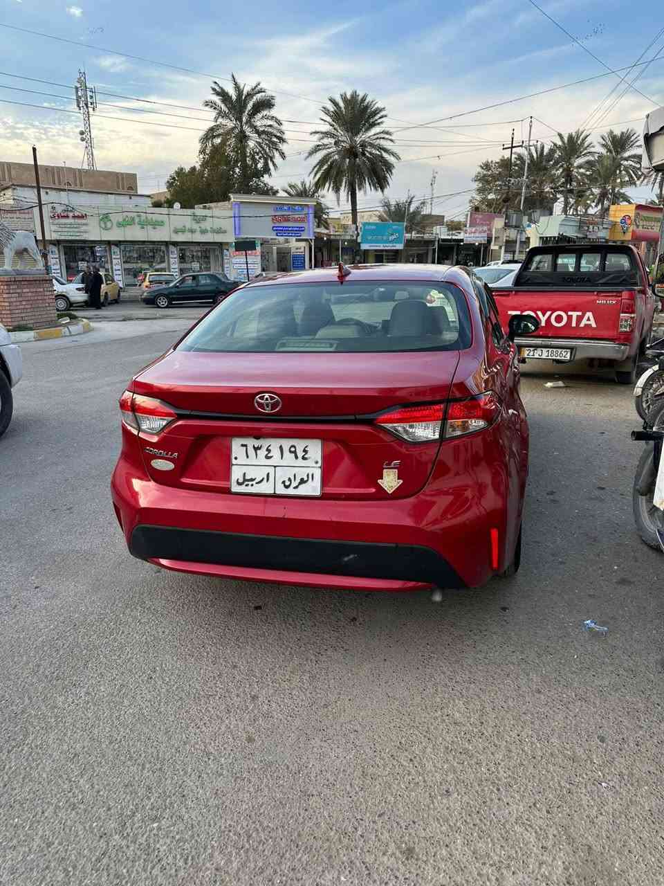 بسم الله كورولا le  المرغوب موديل 2020 السيارة كلين وصور امريكا مرفوقات وخير من الله مابيها اي نقص وكلشي بيها سليم بيها مكانين بارد و ممبينات السعر 145 السيارة بديالى المقدادية الشراي يجي وبي خير ويدلل 
***********
