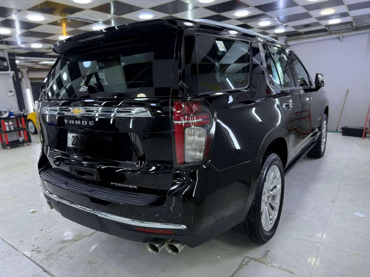 سلام عليكم تاهو خليجي برايمرفول فول 1/1  2021 ماشي116 كيلو متر محرك بشط كير ابشط ما مفتوح  لون اسود سياره علئ وضع شركه بدون صبغ بدون تعديل سياره بسمي مكان سياره كركوك سعر 480$ بي مجال بسيط ***********
