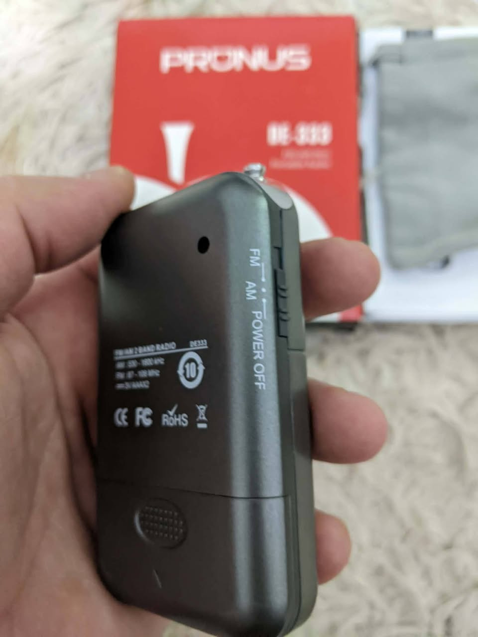 متوفر للبيع قطعتين السعر 25 مع التوصيل حجم صغير باتري قلم عدد ٢ . موجتين AM.FM


**إذا كنت صاحب هذا الإعلان وتريد حذفه لأي سبب، رجاءا أرسل رسالة إلى الدعم الفني**